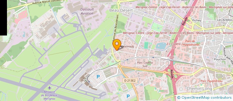 localisation de l'entreprise FDB PRIVATE CAR  MERIGNAC