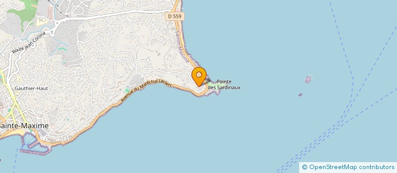 localisation de l'entreprise FDBL à SAINTE-MAXIME
