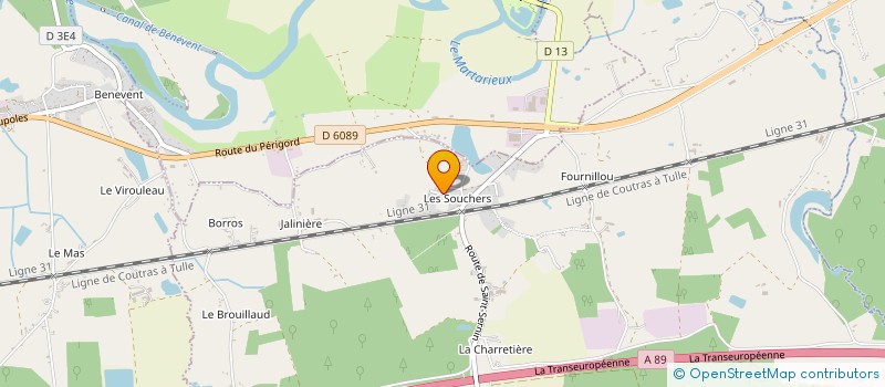 localisation de l'entreprise FDBM  BEAUPOUYET