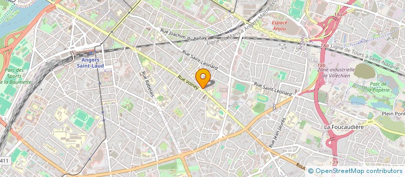 localisation de l'entreprise FDC à ANGERS
