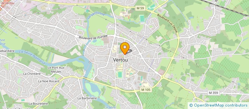 localisation de l'entreprise FDC  VERTOU