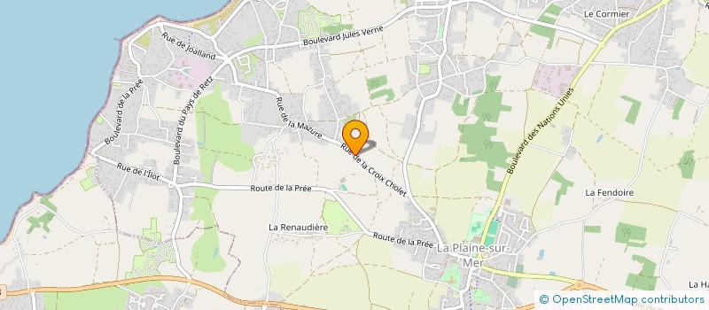 localisation de l'entreprise FDC à LA PLAINE-SUR-MER