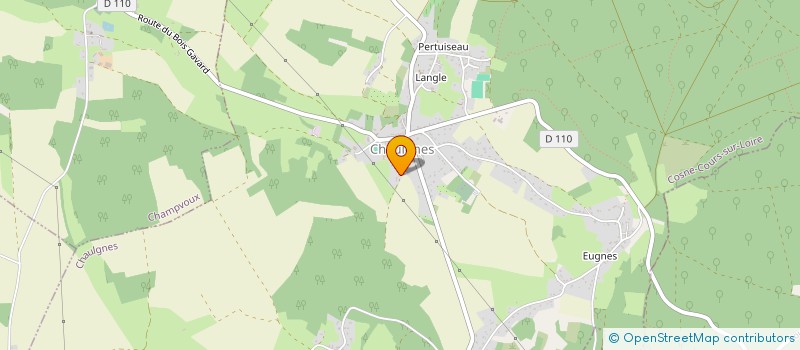 localisation de l'entreprise FDC 58  CHAULGNES