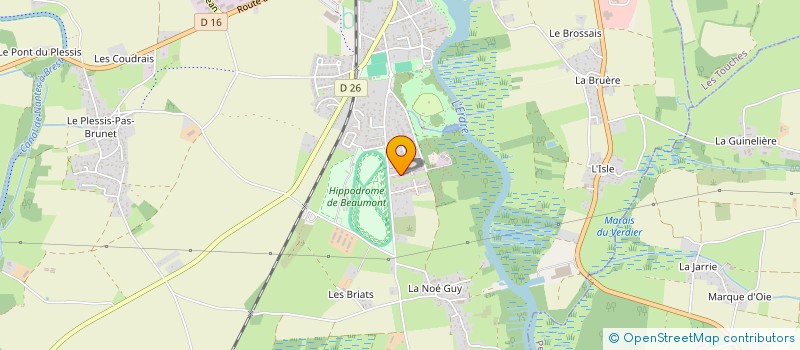 localisation de l'entreprise FDC  NORT-SUR-ERDRE