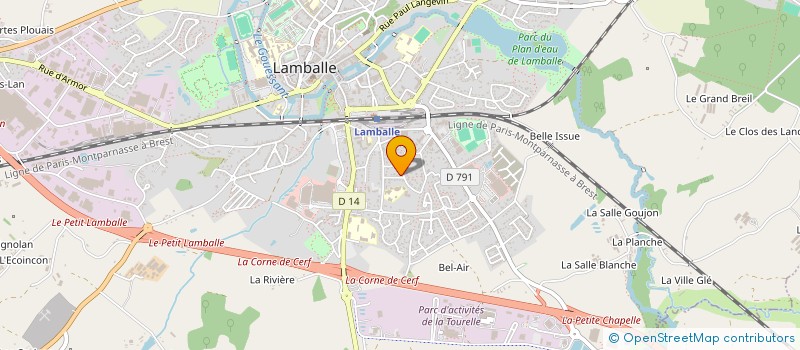 localisation de l'entreprise FDC à LAMBALLE-ARMOR