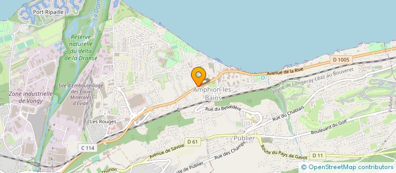 localisation de l'entreprise FDC AMPHION  PUBLIER