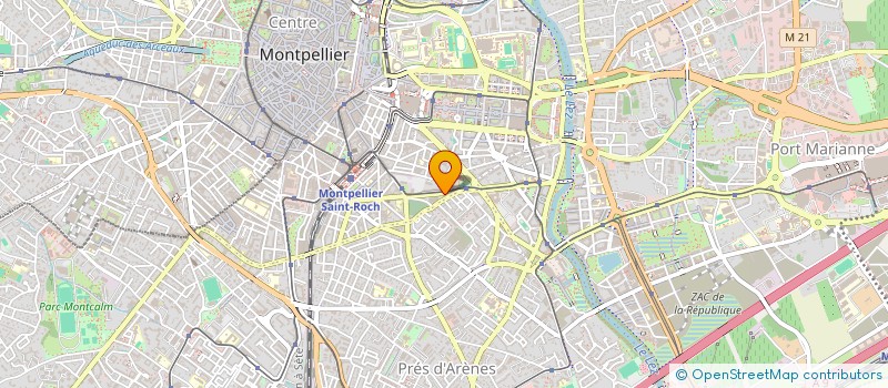 localisation de l'entreprise FDC CAPILLAIRE à MONTPELLIER