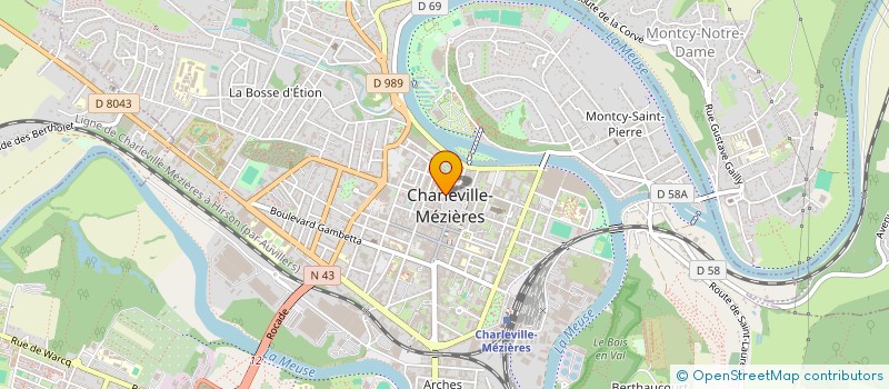 localisation de l'entreprise FDC DOLCE VITA  CHARLEVILLE MEZIERES