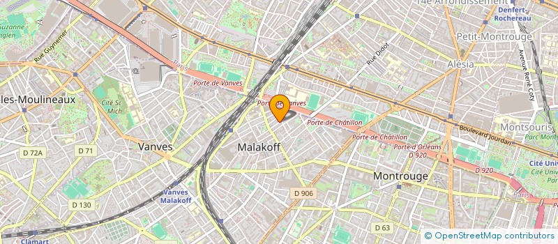 localisation de l'entreprise FDC FORMATION à MALAKOFF