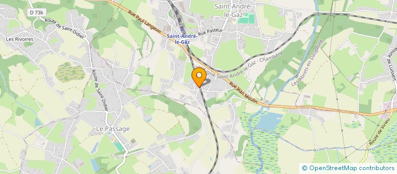 localisation de l'entreprise FDC HOLDING  SAINT-ANDRE-LE-GAZ