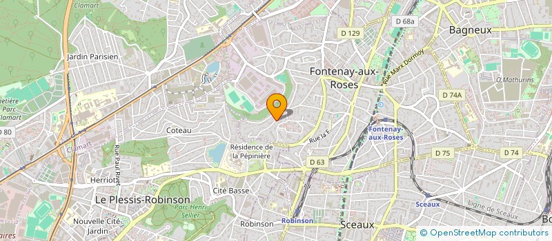 localisation de l'entreprise FDC-I  FONTENAY-AUX-ROSES