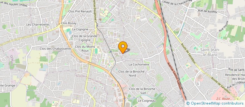localisation de l'entreprise FDC RAVALEMENT  SAINT-JEAN-LE-BLANC