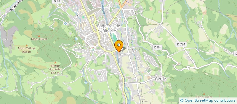 localisation de l'entreprise FDCE  BAGNERES-DE-BIGORRE