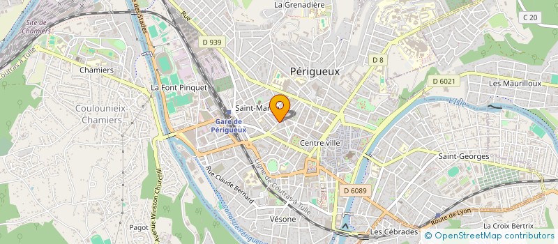 localisation de l'entreprise FDCE IMMO à PERIGUEUX