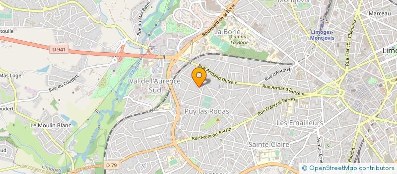 localisation de l'entreprise FDCJ CONSULTING à LIMOGES