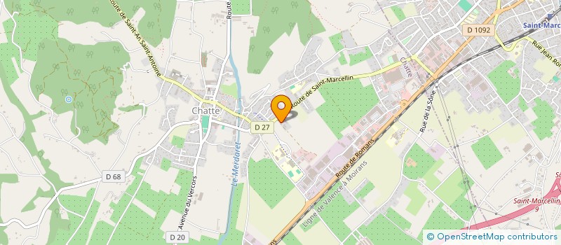 localisation de l'entreprise FDCLS CHATTE  CHATTE