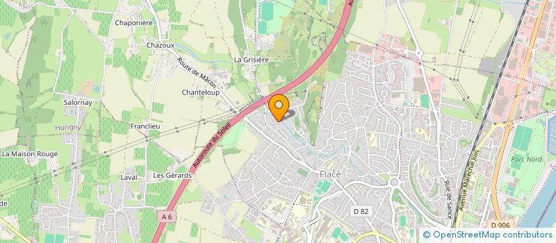 localisation de l'entreprise FDCOMMUNAUTE DE PROTECTION ANIMALE DE BOURGOGNE DU SUD - CPABS à MACON