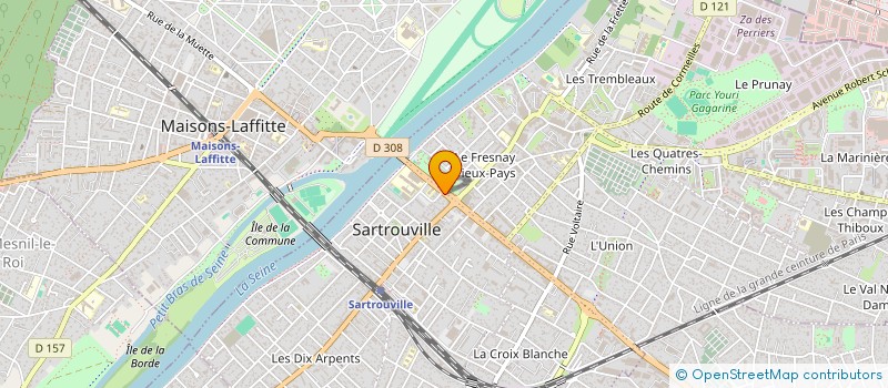 localisation de l'entreprise FDCS CONSEIL à SARTROUVILLE