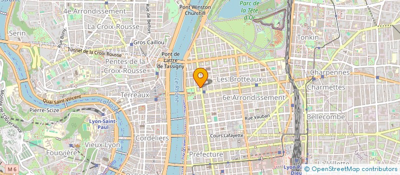 localisation de l'entreprise FDD LA CITE INTERNATIONALE DE LA GASTRONOMIE DE LYON à LYON