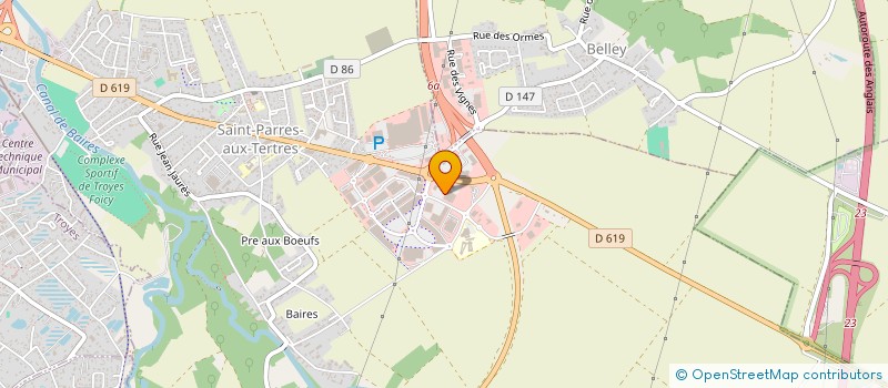 localisation de l'entreprise FDDH 1  SAINT-PARRES-AUX-TERTRES