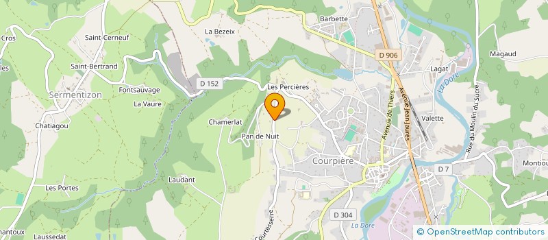 localisation de l'entreprise FDE PARTICIPATIONS à COURPIERE