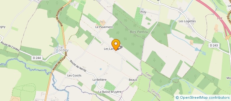 localisation de l'entreprise FDED  CORDEY