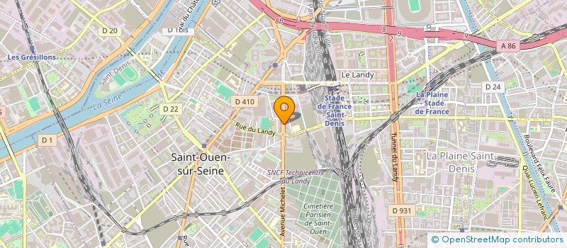 localisation de l'entreprise FDELEC à SAINT-DENIS