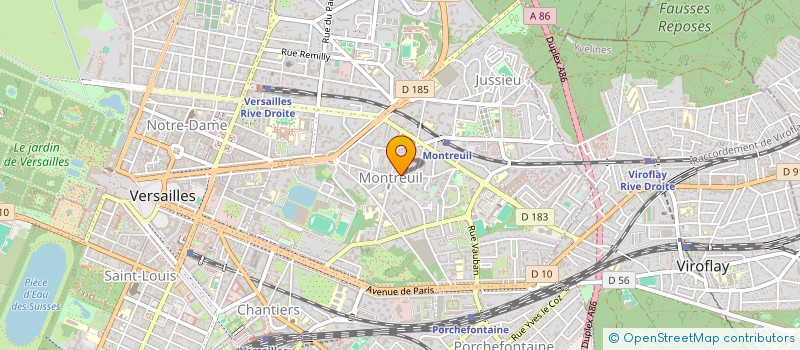localisation de l'entreprise FDF CONSEILS à VERSAILLES