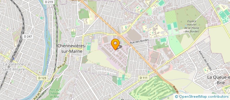 localisation de l'entreprise FDF2  CHENNEVIERES-SUR-MARNE