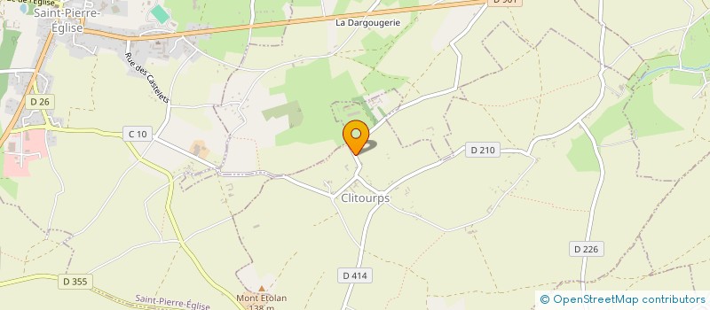 localisation de l'entreprise FDG  CLITOURPS