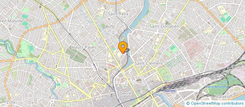 localisation de l'entreprise FDG à NANTES