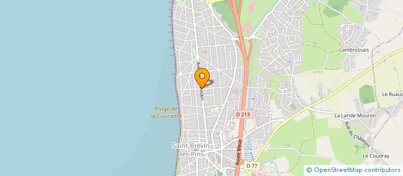 localisation de l'entreprise FDG à SAINT-BREVIN-LES-PINS
