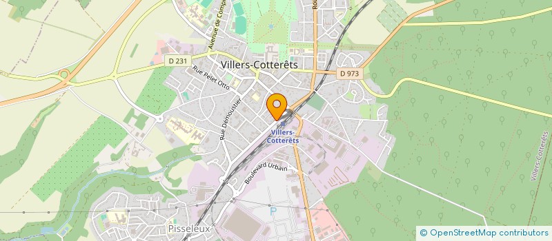 localisation de l'entreprise FDG BATIMENT à VILLERS-COTTERETS