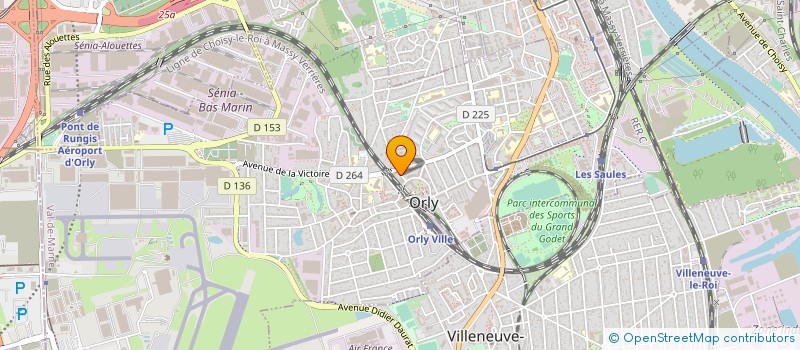 localisation de l'entreprise FDG GROUP  ORLY