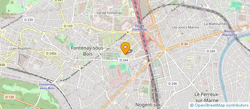 localisation de l'entreprise FDGC à FONTENAY-SOUS-BOIS