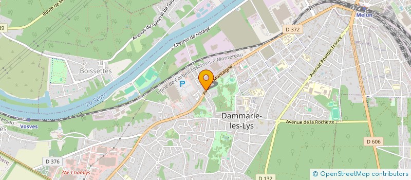 localisation de l'entreprise FDH à DAMMARIE-LES-LYS