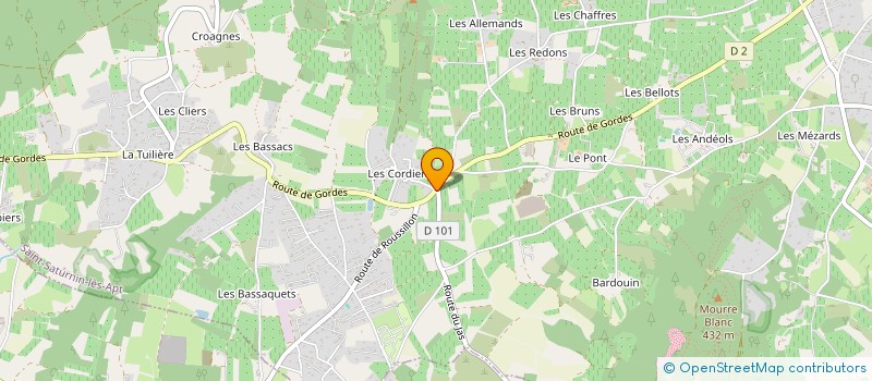 localisation de l'entreprise FDH  SAINT-SATURNIN-LES-APT