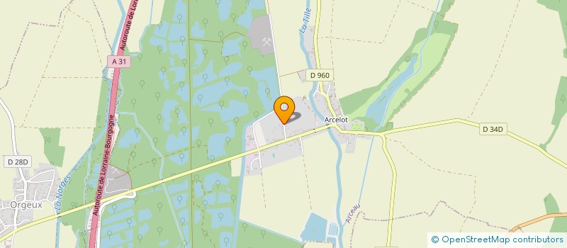 localisation de l'entreprise FDH  ARCEAU