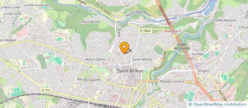 localisation de l'entreprise FDH à SAINT-BRIEUC
