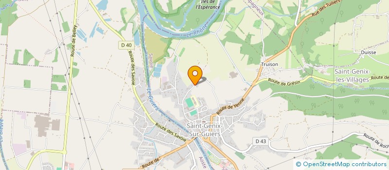 localisation de l'entreprise FDH CONCEPTION à SAINT-GENIX-LES-VILLAGES
