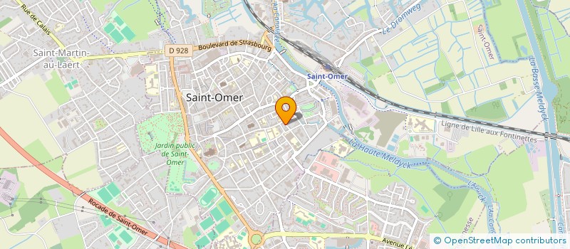 localisation de l'entreprise FDH FONCIERA  SAINT-OMER