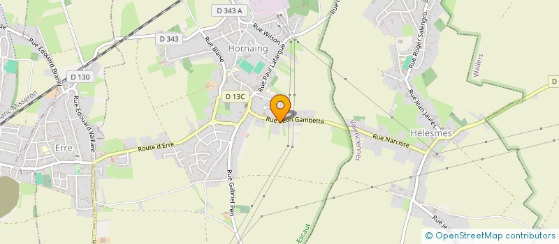 localisation de l'entreprise FDH IMMO  HORNAING