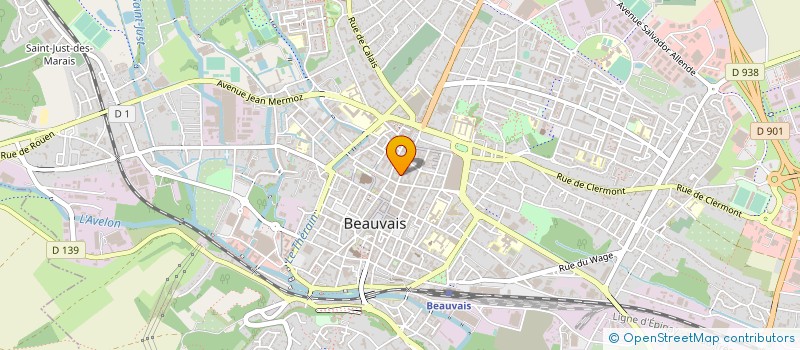 localisation de l'entreprise FDHC DISTRIBUTION à BEAUVAIS