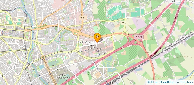 localisation de l'entreprise FDI DEVELOPPEMENT  MONTPELLIER