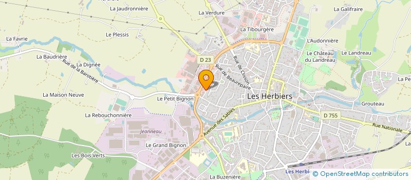 localisation de l'entreprise FDI (PLUS) à LES HERBIERS