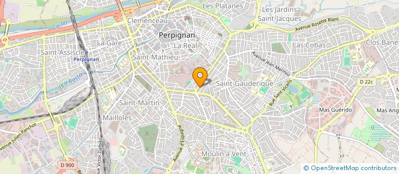 localisation de l'entreprise FDI ROUSSILLON  PERPIGNAN