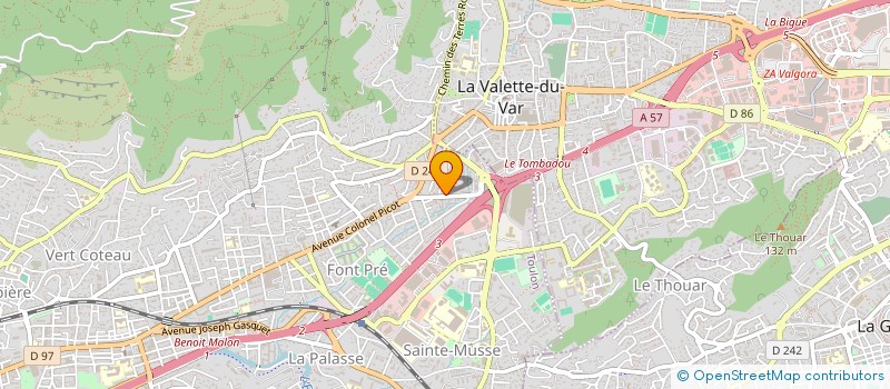 localisation de l'entreprise FDIB à TOULON
