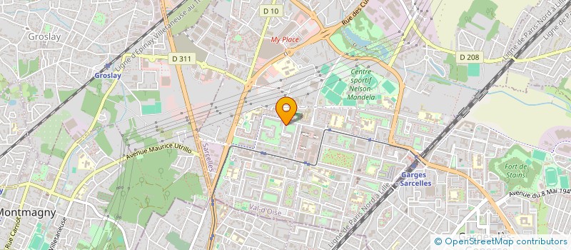 localisation de l'entreprise FDIH ASSET  SARCELLES