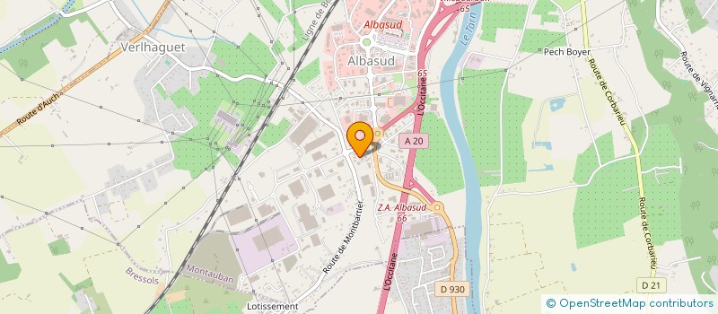 localisation de l'entreprise FDJ  MONTAUBAN