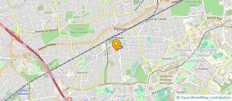 localisation de l'entreprise FDJ  PESSAC